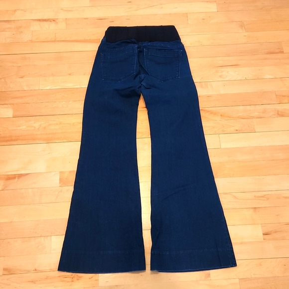 GAP Maternity Modern Trouser Jeans Size 26/2r with panel - Picture 3 of 4
